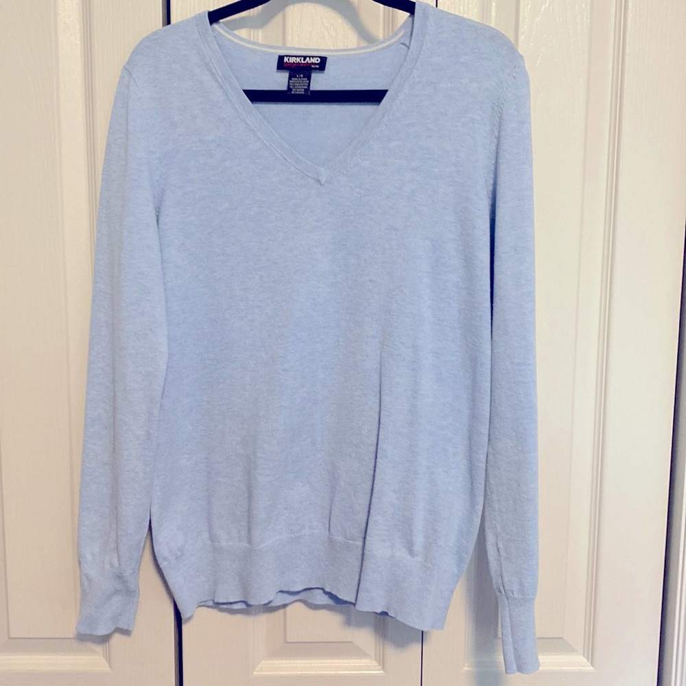 Knit V Neck Sweater
